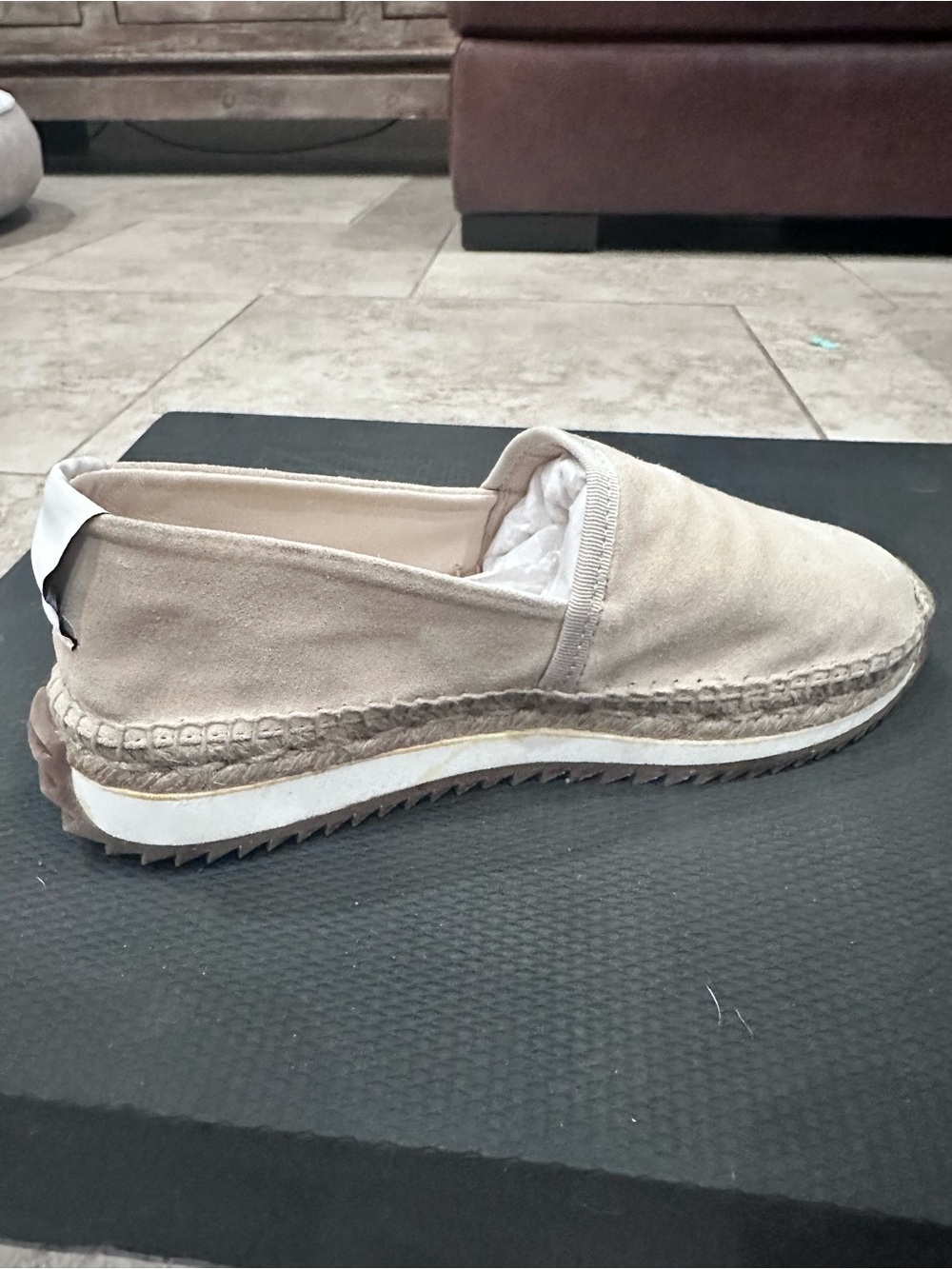 rag & bone Women’s Slip-On Espadrilles - Beige Suede Size 37.5/US 6.5 Brand New - Picture 5 of 7